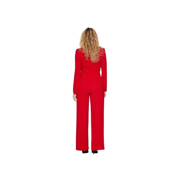 NWT Rania Belted Blazer Jumpsuit Red Size Small - Picture 2 of 4